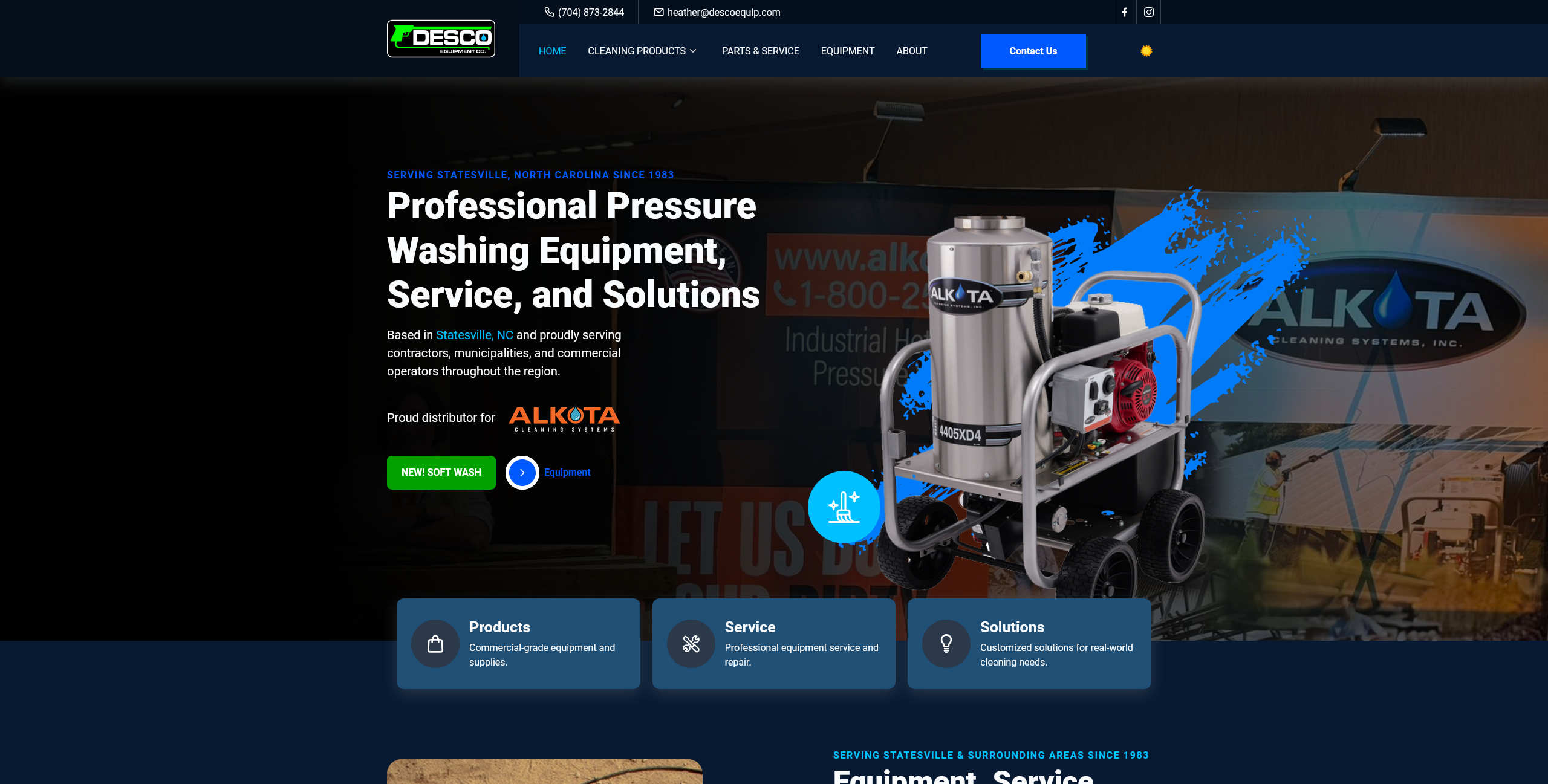 statesville nc pressure washing supply website